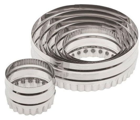 ATECO Double Sided Round Pastry Cutter Set 14400