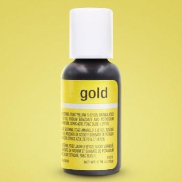 Chefmaster Gold .70oz Liqua Gel Food Color