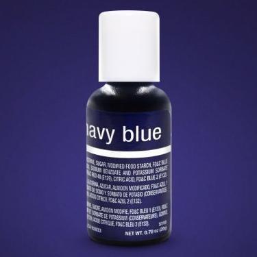 Chefmaster Navy Blue 2.3oz Liqua Gel Food Color