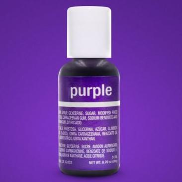 Chefmaster Purple .70oz Liqua Gel Food Color