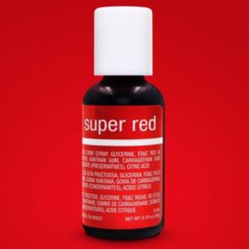 Chefmaster Super Red .70oz Liqua Gel Food Color