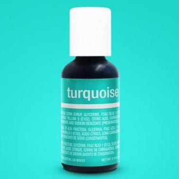 Chefmaster Turquoise .70oz Liqua Gel Food Color