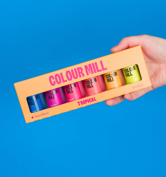 Colour Mill Aqua Blend Food Colors Tropical Set