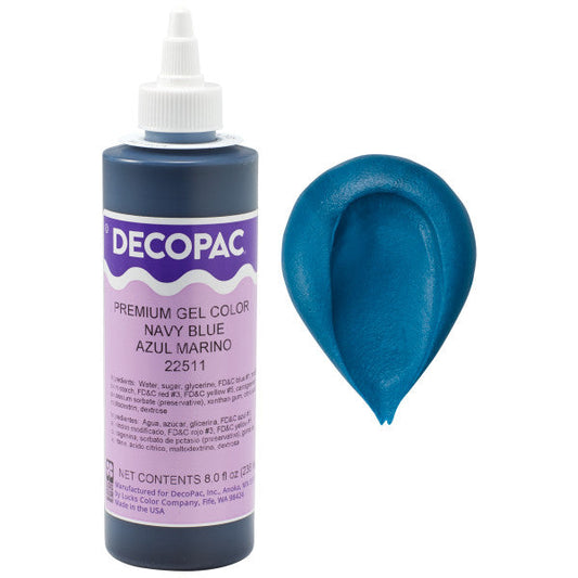 Decopac Navy Blue Premium Gel Food Color 22511