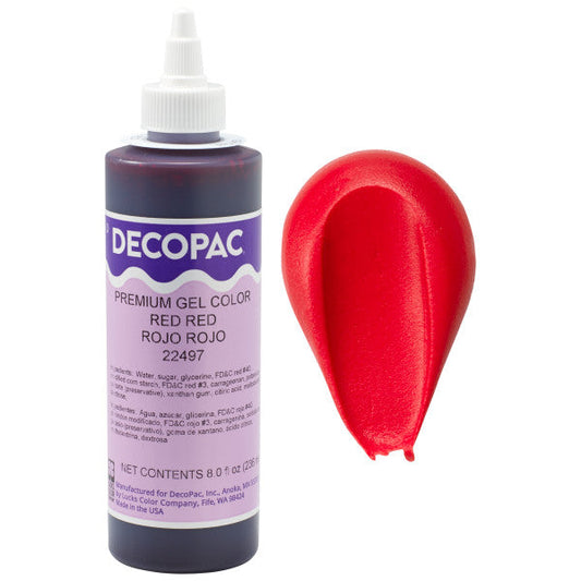 Decopac Red Red Premium Gel Food Color 22497