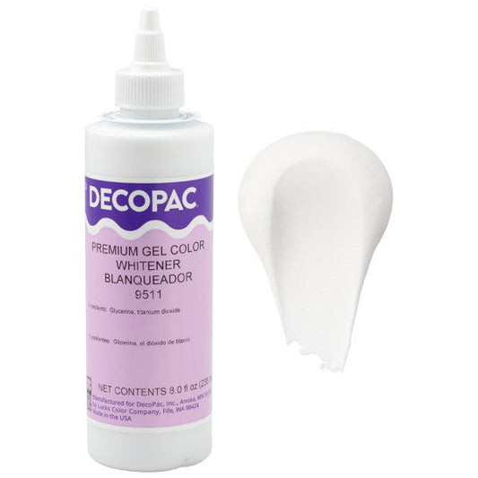 Decopac Whitener Premium Gel Food Color 9511