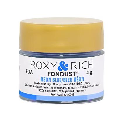 Roxy & Rich Neon Blue Fondust 4 grams F4-024