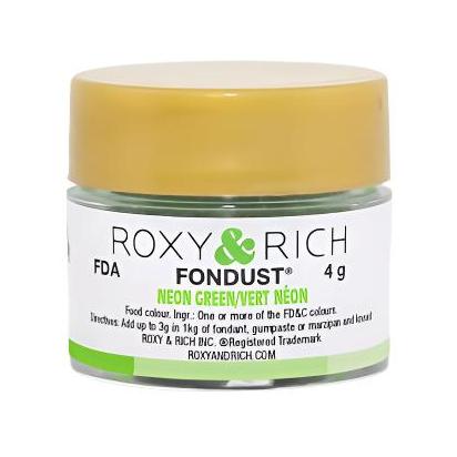 Roxy & Rich Neon Green Fondust 4 grams