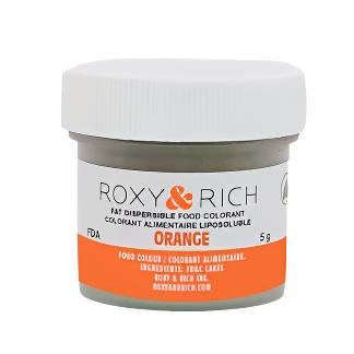 Roxy & Rich Orange Fat Dispersible Food Color 5 grams P5-B02