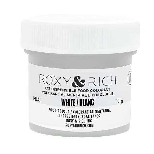 Roxy & Rich White Fat Dispersible Food Color 5 grams P5-B00